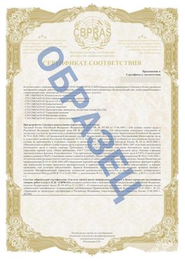 Образец Приложение к СТО 01.064.00220722.2-2020 Сургут Сертификат СТО 01.064.00220722.2-2020 